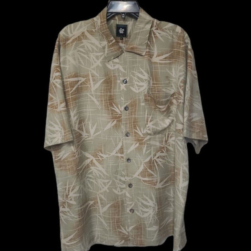 Aureus Silk XL Hawaiian Style Shirt SILK